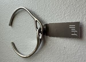 J. Jill Silver Tone Hook Cuff Bracelet